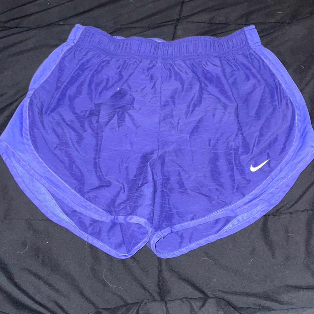 purple nike shorts